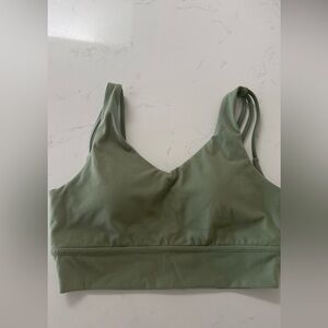BuffBunny Sage Green Sports Bra